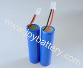 1S1P 18650 Rechargeable Li-ion Battery Pack 3.7V 2200mah 2600mah Battery Pack With Red Black